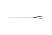 Hund - Trixie Chain leash with nylon hand loop L–XL: 1.00 m/4.0 mm black - TX14031