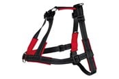 Hund - Trixie Lead'n'Walk Soft training harness M–L: 55–90 cm/25 mm black - TX13056