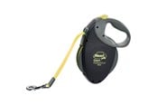 Hund - Flexi - Leash Giant L 10 M Tape Black/Neon Yellow Max 50 kg - (600.7786) - H7922S