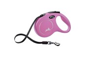 Hund - Flexi New Classic M-L leash 5 m pink - H7847P