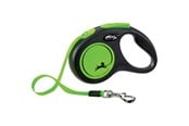Hund - Flexi New Neon Tape Leash Green 15kg 5M - H7831G