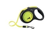 Hund - Flexi New NEON leash M 5M 25KG black/neon yellow - H7829