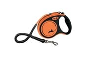 Hund - Flexi - Leash Xtreme S Tape 5M Black/Orange Max 20Kg - (600.8400) - H78017