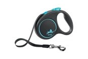 Hund - Flexi Black Design S leash 5 m 15 kg blue - H78014L
