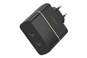 Mobil - Adaptere og ladere - OtterBox EU Wall Charger 50W - 1X USB-C 30W + 1X USB-C 20W USB-PD - black - 78-52724