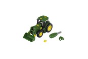 Leketøysbil - Theo Klein John Deere Tractor w/ Front Loader and Weight - 3903