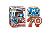 Reklameartikler - Funko! - POP! Marvel: Marvel Holiday - Gingerbread Captain America - Figur - 0889698506571