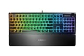 Tastatur - SteelSeries Apex 3 - Tastatur - Engelsk (USA) - Svart - 64795