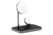 Mobil - Adaptere og ladere - Satechi 3-in-1 Magnetic Wireless Charging Stand - ST-WMCS3M