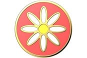 Mobil - Andre tilbehør - PopSockets Enamel Quaint Daisy Coral - 802345