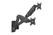 Skjermholder - DUTZO Skjermholder for 2 skjermer (17"-32") - Veggmontert-utgave (Svart) - MMWA-2