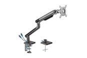 Skjermholder - DUTZO Skjermholder for 1 skjerm (17"-32") - Slim USB-utgave (Svart) - MMASLIU-1