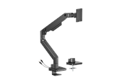 Skjermholder - DUTZO Skjermholder for 1 skjerm (opptil 49") - Heavy Duty med USB A & C-porter - Svart - MMAHDB-1