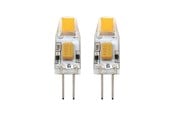 LED-lyspære - EGLO LED-lyspære 1.2W/827 100 lumen dimmable 2-pack G4 - 110158