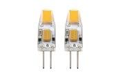 LED-lyspære - EGLO LED-lyspære 1.8W/827 200 lumen dimmable 2-pack G4 - 110159