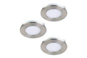 Smarthus - EGLO FUEVA-Z recessed spotlight Ø85 mm satin nickel 3-pack - 900111