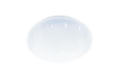 Lamper - EGLO POGLIOLA-S ceiling lamp Ø310 mm LED 15.6W 1900lm 4000K white/crystal effect - 75505