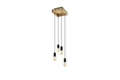 Lamper - EGLO WOOTTON pendant black/brown - 43591