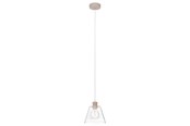 Lamper - EGLO COPLEY pendant rose gold/clear - 43631