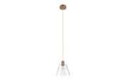 Lamper - EGLO COPLEY pendant gold/clear - 43633