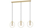 Lamper - EGLO MANIZALES long table pendant brushed brass - 98835