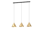 Lamper - EGLO NARICES long table pendant black/brushed brass - 99592
