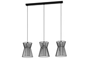 Lamper - EGLO MASETA long table pendant black/smoke-colored - 99634