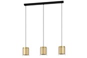 Lamper - EGLO LAGUNITAS long table pendant black/brass - 99654