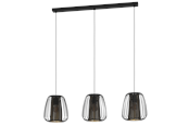 Lamper - EGLO CURASAO long table pendant black/gold - 99662