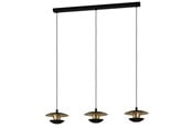Lamper - EGLO NUVANO long table pendant black/gold - 99663