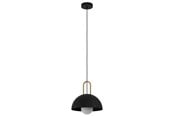 Lamper - EGLO CALMANERA pendant lamp black/brass - 99693