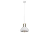 Lamper - EGLO CALMANERA pendant lamp white/brass - 99695