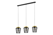 Lamper - EGLO ESCANDIDOS long table pendant black/gold - 99807