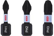 Bormaskin & Bits - Bosch Impact Control Screwdriver Bits PH Set 25 mm - 2608522470