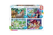 Puslespill - Educa Puslespill Multi 4 Disneyklassikere Tre - 80-18105