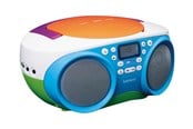 CD-spiller - Lenco SCD-41 – Bærbar FM-radio og CD-/USB-spiller – Flerfarget - SCD-41