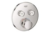 Dusj- og monteringstilbehør - Grohe Grohtherm SmartControl Thermostat for installation with two valves, chrome - 29119000