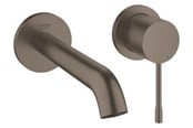Blandebatterier og beslag - Grohe essence ohm trimset basin 2-h 5.7l m brushed graphite - 19408AL1