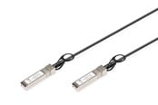 Nettverkskabel - DIGITUS 10G SFP+ DAC Cable - 1m - Svart - 1m - DN-81221