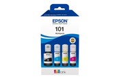 Printertilbehør blekk/toner - Epson 101 Multipack - 4-pack - black yellow cyan magenta - original - ink tank - C13T03V64A