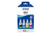 Printertilbehør blekk/toner - Epson EcoTank 664 / 4-Pack (Black Yellow Cyan Magenta) Ink - C13T66464A