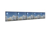 Veggmontering, AV-braketter & AV-møbler - HI-ND Videorow - mounting kit - for 5x1 video wall (landscape) - Max 60 kg - recommended for 43" - VR4300-0501