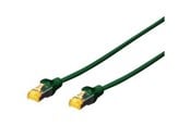 Nettverkskabel - DIGITUS CAT 6A S/FTP Patchk..3m.gr?n - Grønn - 3m - DK-1644-A-030/G