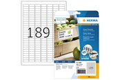 Papir, Fotopapir & Etiketter - HERMA labels - matte - 4725 label(s) - 25.4 x 10 mm - 10900