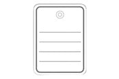 Papir, Fotopapir & Etiketter - HERMA Merchandise tag - name badge labels - 1000 label(s) - 48 x 65 mm - 6840