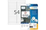 Papir, Fotopapir & Etiketter - HERMA Removable inscription strips A4 96 x 10 mm white Movables® technology - 10015