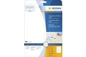 Papir, Fotopapir & Etiketter - HERMA Transparent film labels matt A4 210 x 297 mm weatherproof permanent adhesion - 4585