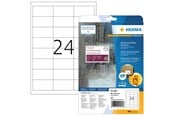 Papir, Fotopapir & Etiketter - HERMA Weatherproof film labels A4 66 x 33.8 mm white extremely strong adhesion - 4582