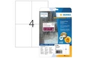 Papir, Fotopapir & Etiketter - HERMA Weatherproof film labels A4 105 x 148 mm white extremely strong adhesion - 4583