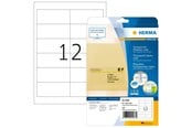 Papir, Fotopapir & Etiketter - HERMA Transparent film labels matt A4 97 x 42.3 mm weatherproof permanent adhesion - 4586
